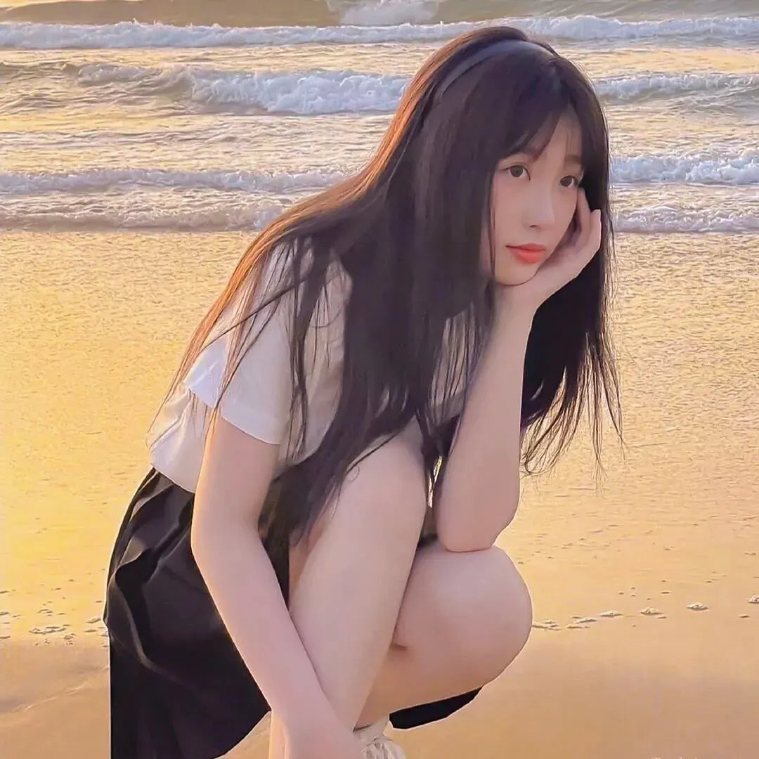 在海边